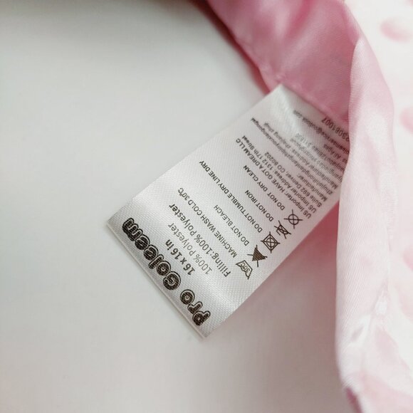 Pro Goleem Bunny Rabbit Security Blanket Lovey Toy 16" Soft Pink Plush Minky - Picture 3 of 5